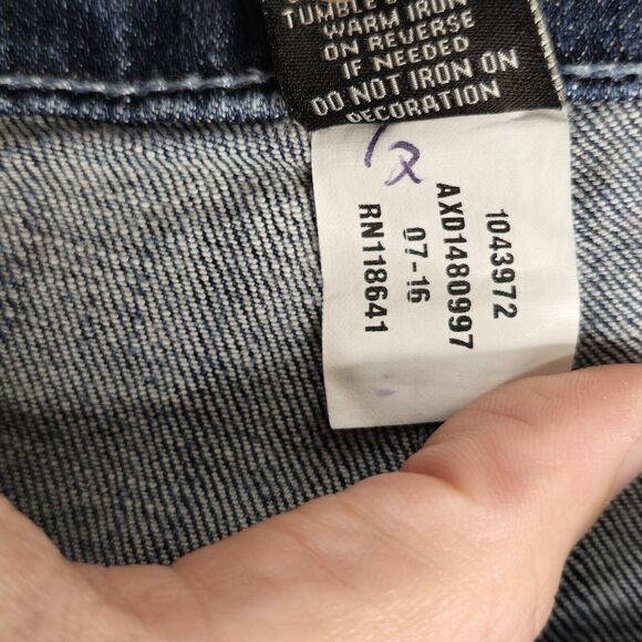 Lane Bryant Jeans Womens 20R Distressed Straight Leg High Rise Stretch Denim - Picture 6 of 11